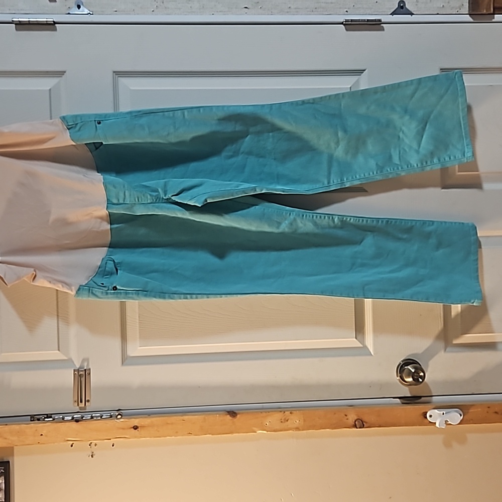 LIZ LANGE MATERNITY FULL PANEL JEANS: BLUE: NEW WITHOUT TAGS: SIZE 18